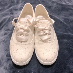 Women’s Keds x Kate Spade-Tulle/Glitter-NEVER WORN